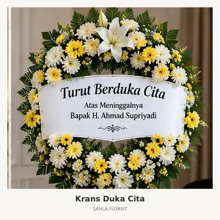 Krans Bunga Duka Grand Hyatt Jakarta
